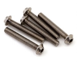 1UP Racing Titanium Pro Duty LowPro Head Screws (5) (3x20mm)