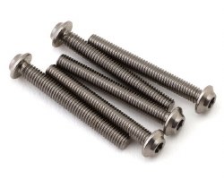 1UP Racing Titanium Pro Duty LowPro Head Screws (5) (3x24mm)