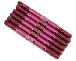 1UP Racing RC10B7/RC10B7D Pro Duty Titanium Turnbuckle Set (Pink)