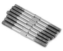 1UP Racing TLR 22X-4 Pro Duty Titanium Turnbuckle Set (Triple Polished Silver)