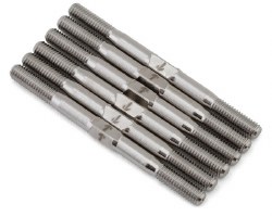 1UP Racing RC10B7/RC10B7D Pro Duty Titanium Turnbuckle Set (Raw Silver)