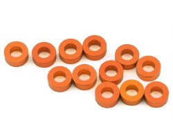 1UP Racing 3x6mm Precision Aluminum Shims (Orange) (12) (2.5mm)