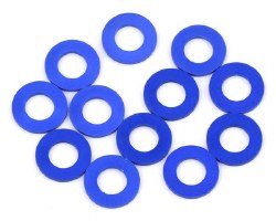 1UP Racing 3x6mm Precision Aluminum Shims (Dark Blue) (12) (0.75mm)