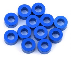 1UP Racing 3x6mm Precision Aluminum Shims (Dark Blue) (12) (2.5mm)