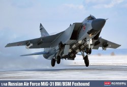 Academy 1/48 Russian Air Force MiG-31 BM/BSM Foxhound