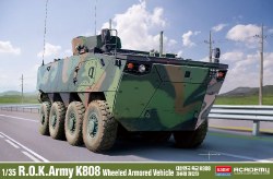 Academy 1/35 R.O.K. Army K808 Wheeled Armored Vehicle - 100% New Tooling