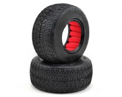 1/10 Chainlink SC Wide Clay Tire w/ Red Insert (2)