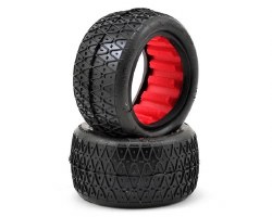 1/10 Buggy Crosslink Spr Soft Tire w/Red Insert(2)