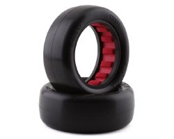 AKA 1:10 Buggy Slicks 2.2 4WD Fr w/RED Insert, Clay(2)