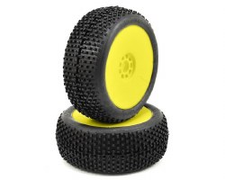 AKA 1/8 Buggy I-Beam SSLW Evo Wheel Prmnt Yellow (2)