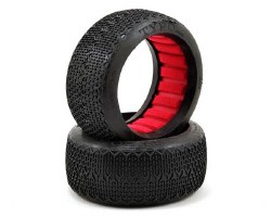 1/8 Buggy Typo Clay Tire w/ Red Insert (2)