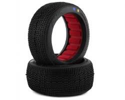 AKA 1:8 Component 2AB Soft Buggy Tires w/ Red Insrt