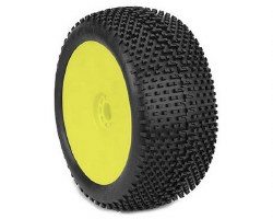 AKA 1/8 Truggy Evo I-Beam SSLW Tire Prmnt Yellow (2)