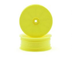 "HEXlite 2WD Buggy Front Wheel, Yellow: ASC, KYO"