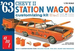 1963 Chevy II Station Wagon w/Trailer