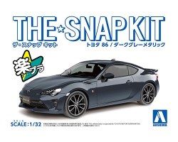 Aoshima 1/32 SNAP KIT #03-C Toyota 86 (Dark Grey Metallic)
