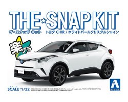 Aoshima 1/32 SNAP KIT #06-A Toyota C-HR (WHITE PEARL CRYSTAL SHINE)