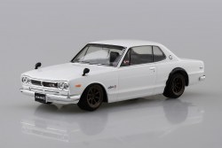 Aoshima 1/32 SNAP KIT #09-SP2 Nissan Skyline 2000 GT-R Custom Wheel (White)