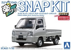 Aoshima 1/32 Snap Kit Subaru Sambar Truck (Sterling Silver Metallic)