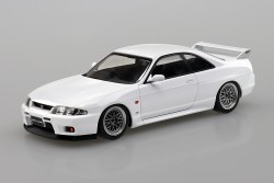 Aoshima 1/32 SNAP KIT #15-SP3 Nissan R33 Skyline GT-R Custom Wheel (White)