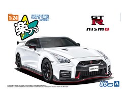 Aoshima 1/24 Snap Car #05-BW 1/24 R35 NISSAN GT-R NISMO 2017 Brilliant White Pearl