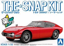 Aoshima 1/32 SNAP KIT #05-B Toyota2000GT (Solar Red)