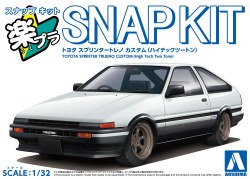 Aoshima 1/32 Snap Kit #11Cu-Wb Toyota Sprinter Trueno Custom Wheel (High Tech Two Tone)