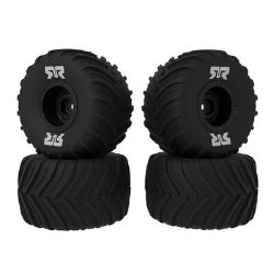Arrma dBoots Chevron MT Tire Set Glued (Black) (2 Pairs)