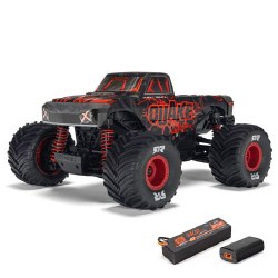 Arrma 1/16 QUAKE GROM 4X4 RTR Brushed Monster Truck (Battery & Charger Included) - Red