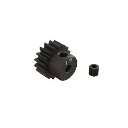 17T 0.8Mod 1/8 Bore CNC Steel Pinion Gear