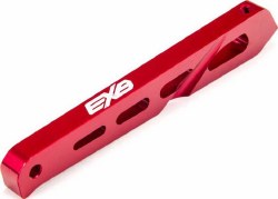 Rear Center Chassis Brace Aluminum 87mm Red