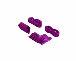 Lower Skid And Bumper Mount Set - Purple