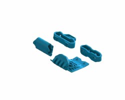 Lower Skid And Bumper Mount Set - Blue