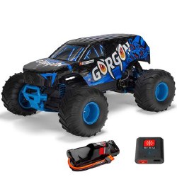 1/10 GORGON 2WD RTR Brushed Monster Truck (Battery & Charger Included), Blue