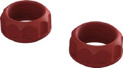 Threaded Shock Collar Red (2)