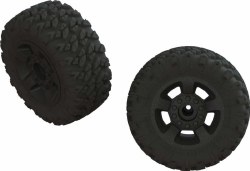 dBoots 'Ragnarok Mt' Tire Set Glued Black (2)