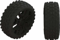 AR550057 2HO Tire Set Glued Black (2)