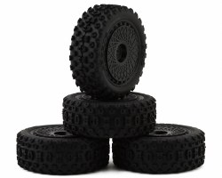 dBoots '2-HO' Tire Set Glued (Black) (2 Pairs)