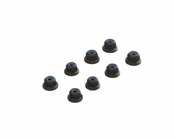 Flanged Lock Nut M3 Black (4pcs)