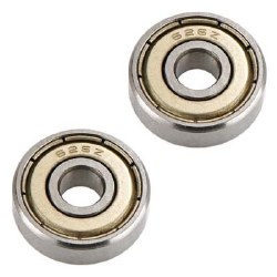 AR610021 Ball Bearing 6x19x6mm (2) Nero