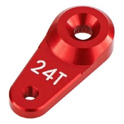 AR340103 Servo Horn Metal 24T Aluminum Red