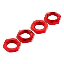 AR330360 Aluminum Wheel Nut 17mm Red Nero (4)