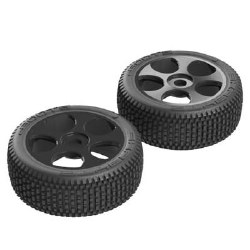 AR550012 Exabyte BGY 6S Tire/Wheel Glued Black (2)
