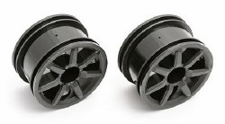Spoked Wheels (18R) (2) (Black)