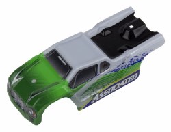 TR28 Pre-Painted Body (White/Green)
