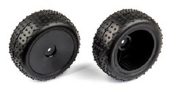 "Front Narrow Mini Pin Tires, mounted:14B,14T"