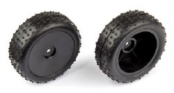 "Rear Wide Mini Pin Tires, mounted:14B,14T"