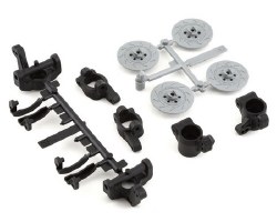 "Reflex 14R Steering & Caster Blocks, Rear Hubs"