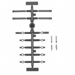 Associated RC28R Turnbuckle and Damper Tube Set