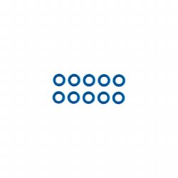 Associated Ballstud Washer, 3.8x2.0x0.5mm (10pcs)